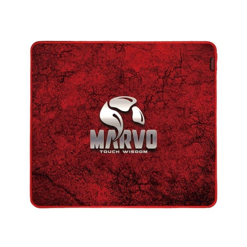 Marvo Pro - Mouse Pad, 450x400x3mm , High Density Waterproof Textile Surface, Red