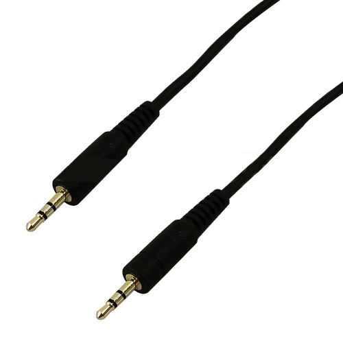 HYFAI 2.5mm Audio Cable Male to Male Riser Rated CMR/FT4 Stereo Headset Headphone Jack Gold Plated Connector 10 ft