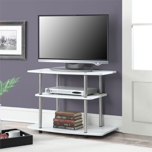 PEMBERLY ROW  32" 3 Tier Tv Stand In In White