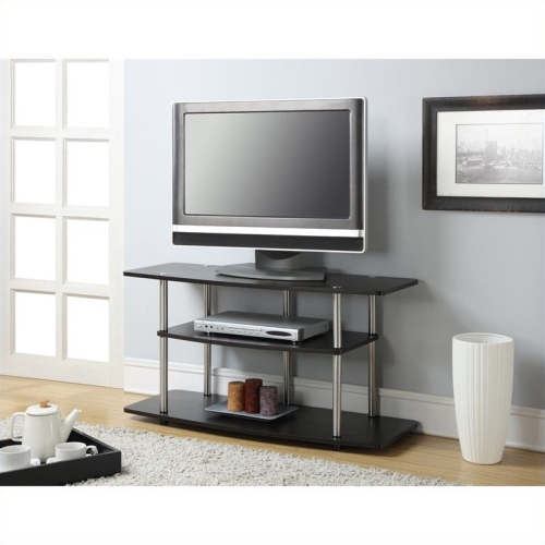 PEMBERLY ROW  3 Tier Wide Tv Stand In In Black