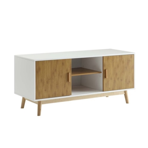 Pemberly Row TV Stand in White