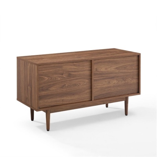 Crosley Liam 40" Low Profile TV Stand in Walnut