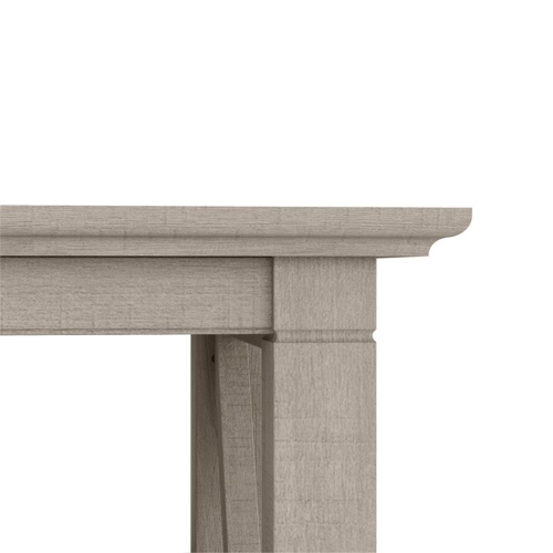 Bush Furniture Key West Tall TV Stand for 65 Inch TV in Washed Gray