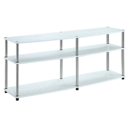 Pemberly Row 60" 3 Tier TV Stand in White