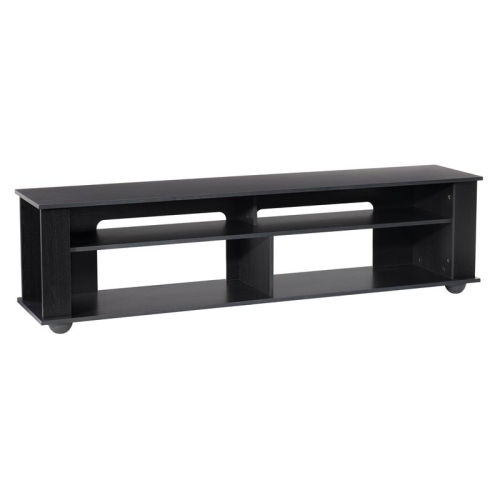 CorLiving Bakersfield Ravenwood Black Wood TV Stand - For TV's up to 85"