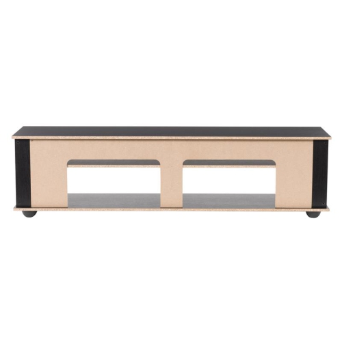 CorLiving Bakersfield Ravenwood Black Wood TV Stand - For TV's up to 85"