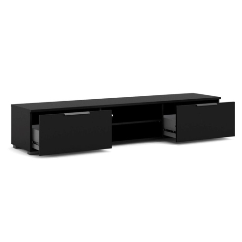 Tvilum Match Modern 68" TV Stand in Black Matte