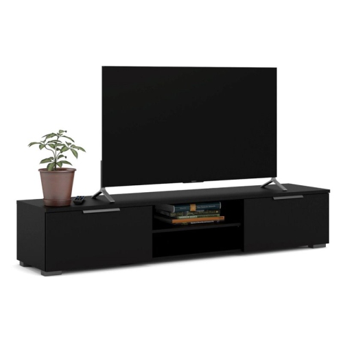 Tvilum Match Modern 68" TV Stand in Black Matte