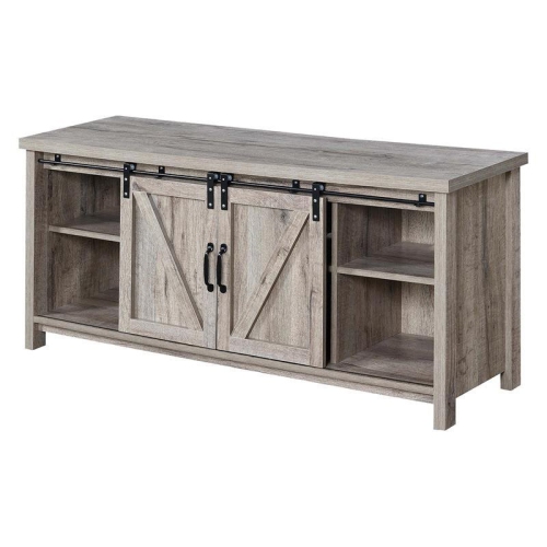 CONVENIENCE CONCEPTS  Blake Barn Door 52" Tv Stand In Sandstone Wood Finish