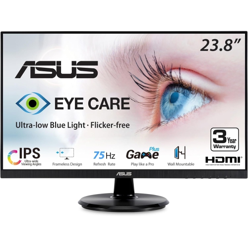 ASUS  23.8" 1080P HD 75 Hz Gtg Ips Led Moniter - (Va24Dq) This is the best monitor my boys have ever had