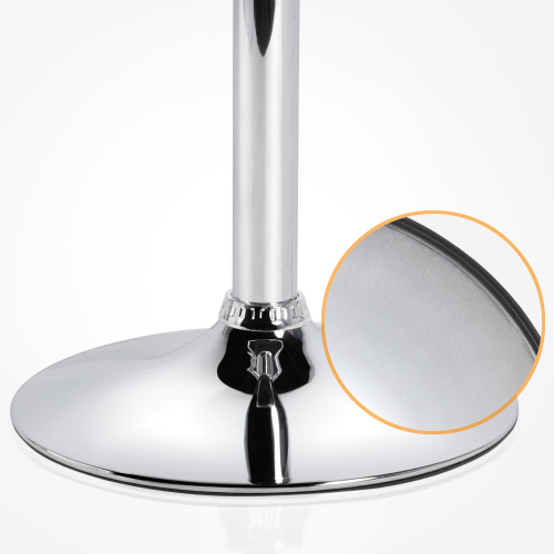 Infinite Imports – Adjustable Height Air Lift Bar Stool Black