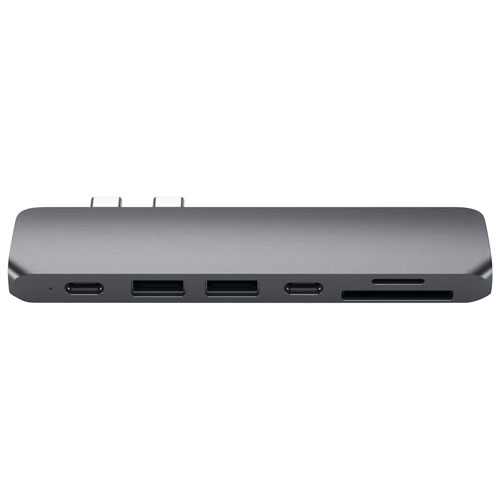 Satechi 7-Port USB-C Hub with 4K HDMI for MacBook Pro/Air - Space Grey