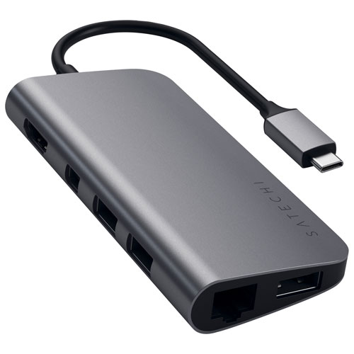 Satechi 9-Port USB-C Multimedia Adapter - Space Grey