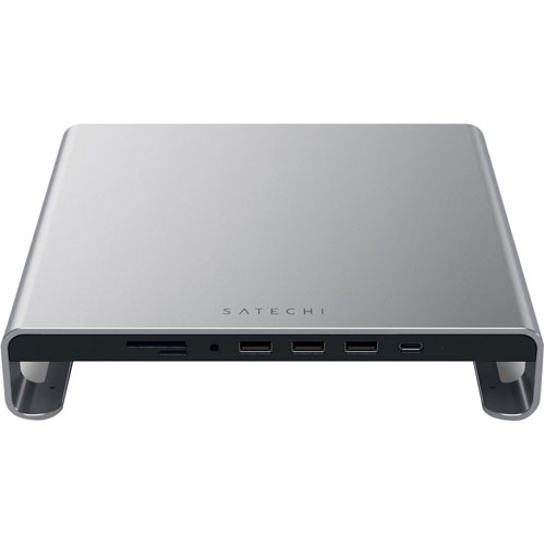 Satechi 5-Port USB-C Hub & Monitor Stand for iMac - Space Grey