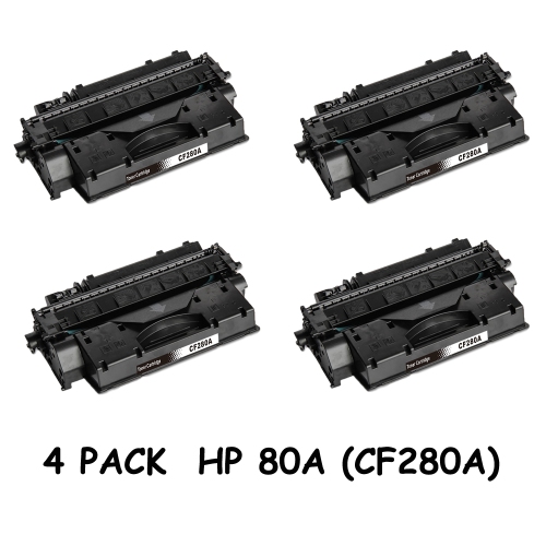 Bestoner™ 4 PK HP 80A/hp80a/80a/HP80A/80A/CF280A/cf280a/cf280/280/80A/80 HP LaserJet Pro M401 M425d