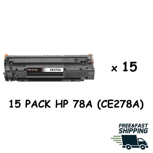 Bestoner™ 15 PK HP 78A/hp 78a/hp78a/ce278/hpce278a/hp ce278/HP CE278/78a Black Toner Cartridge HP M1536 P1606 1566