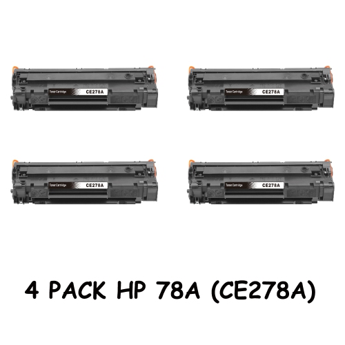 Bestoner™ 4 PK HP 78A/hp 78a/hp78a/ce278/hpce278a/hp ce278/HP CE278/78a Black Toner Cartridge HP M1536 P1606 1566