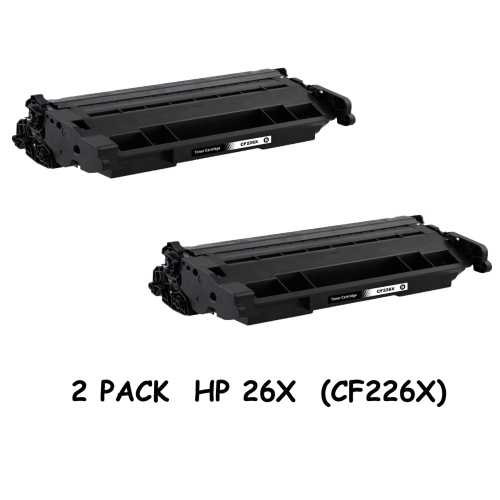 Bestoner™ 2 PK HP 26X/hp26x/HP26X/cf226/cf226x/26x/26A/hp 26a/hp26/26a/26x/226a Black Toner Cartridge HP M402 M426