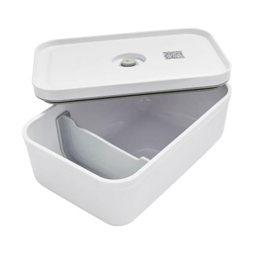 ZWILLING Fresh & Save L Divided Meal Prep Container, Plastic, White-Grey