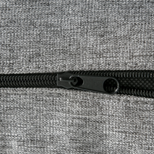 HOMCOM Canapé double de style traditionnel avec rembourrage en éponge et pied en bois de caoutchouc, causeuse à 2 places avec tête de clou pour