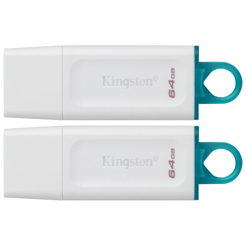 Kingston DataTraveler Exodia 64GB USB 3.2 Flash Drive - 2 Pack