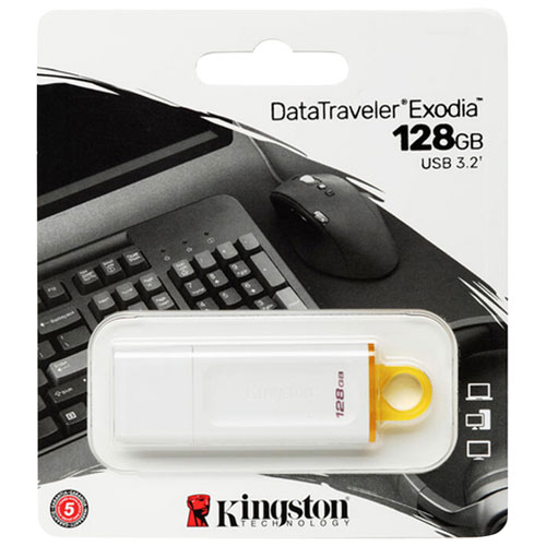Clé USB 3.2 de 128 Go DataTraveler Exodia de Kingston