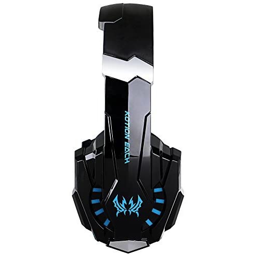 KOTION Each G9000 3.5mm Game Gaming Headphone Headset Earphone Headband with Microphone LED Light for Laptop Tablet Mobile Phones PS4 by Senhai-