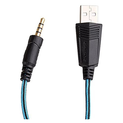 KOTION Each G9000 3.5mm Game Gaming Headphone Headset Earphone Headband with Microphone LED Light for Laptop Tablet Mobile Phones PS4 by Senhai-