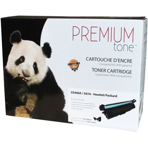 Premium Tone Toner Cartridge - Alternative for Hewlett Packard CE400A / 507A - Black