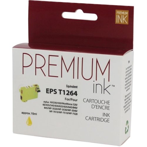 Premium Ink Ink Cartridge - Alternative for Epson T126420 - Yellow