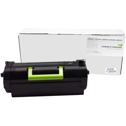 Compliant Toner Cartridge - Alternative for Lexmark 52D1H00 / 52D0HA0, 62D1H00 - Black