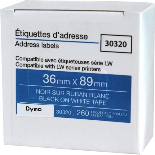 Premium Tape Address Labels - Alternative for Dymo 30320
