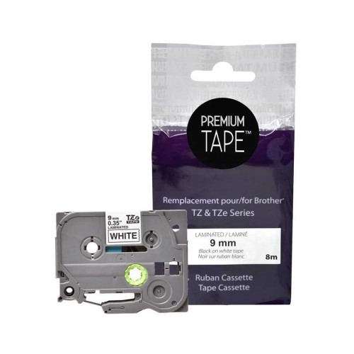 Premium Tape Label Tape - Alternative for Brother TZe-221