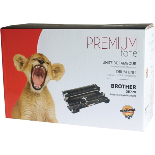 Premium Tone Drum Unit - Alternative for Brother DR720 - Black