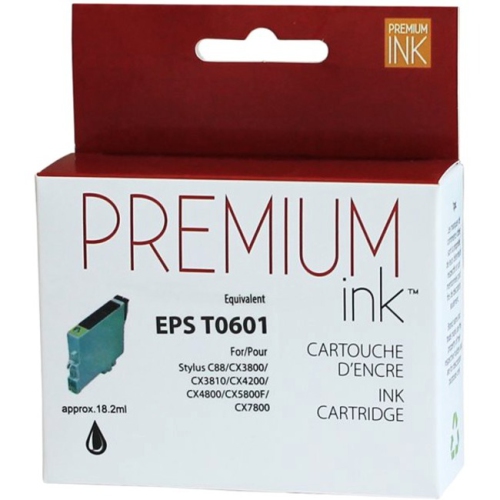 Premium Ink Ink Cartridge - Alternative for Epson T060120 - Black