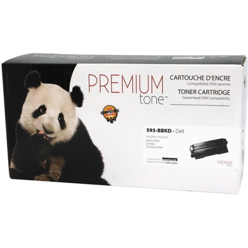 Cartouche de toner Premium Tone - remplace Dell 593-BBKD - Noir