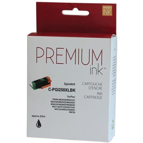 Premium Ink Ink Cartridge - Alternative for Canon PGI250XL - Black