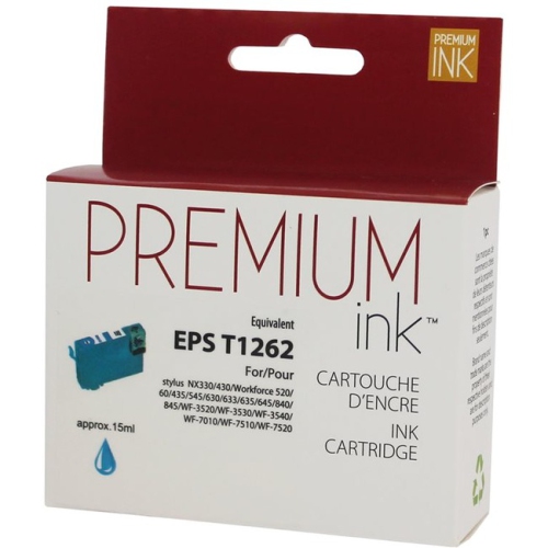 Premium Ink Ink Cartridge - Alternative for Epson T126220 - Cyan