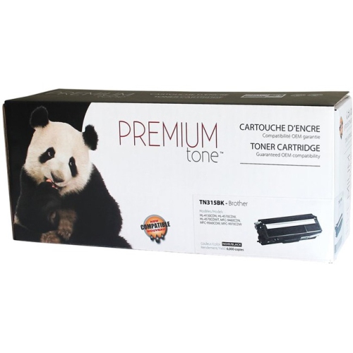 Premium Tone Toner Cartridge - Alternative for Brother TN315BK - Black
