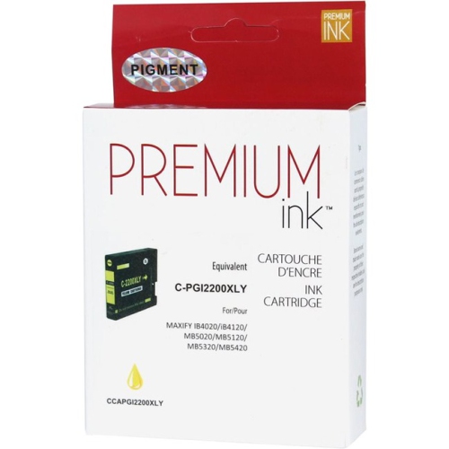 NUDEN  Premium Ink Cartridge - Alternative for Canon Pgi2200Xly - In Yellow