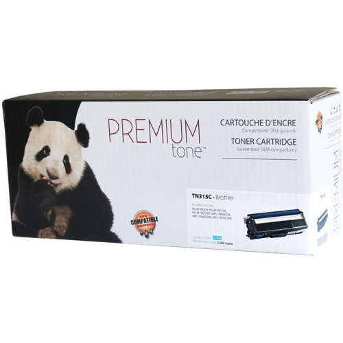 Premium Tone Toner Cartridge - Alternative for Brother TN315C - Cyan