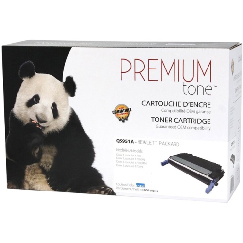 Premium Tone Toner Cartridge - Alternative for HP Q5951A - Cyan