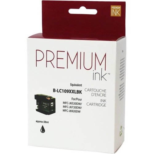 Premium Ink Ink Cartridge - Alternative for Brother LC109BKS - Black