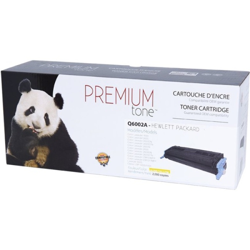 Premium Tone Toner Cartridge - Alternative for HP Q6002A - Yellow