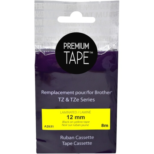 Premium Tape Label Tape - Alternative for Brother TZe-631