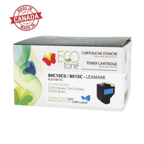 Alternative for Lexmark 801SC / 80C1SC0 - Cyan