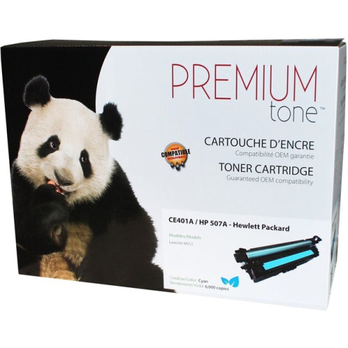 Premium Tone Toner Cartridge - Alternative for HP CE401A - Cyan