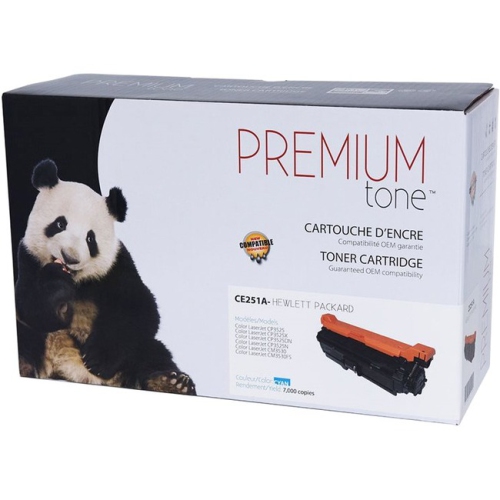 Premium Tone Toner Cartridge - Alternative for HP CE251A - Cyan