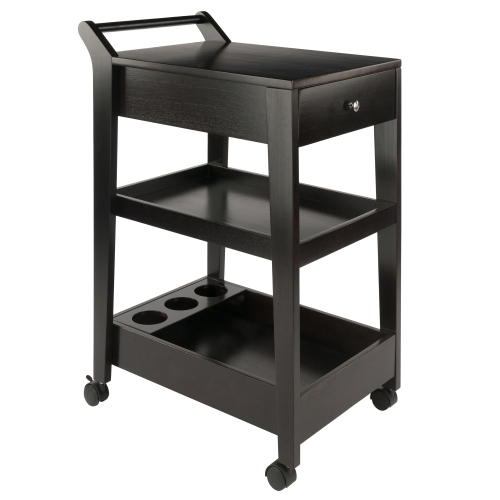 TarruBoutique Jeston Entertainment Cart, Espresso