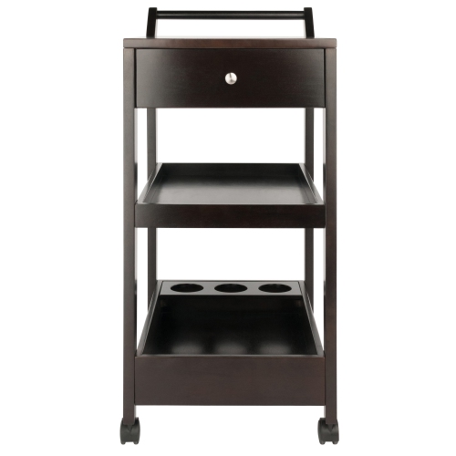 TarruBoutique Jeston Entertainment Cart, Espresso